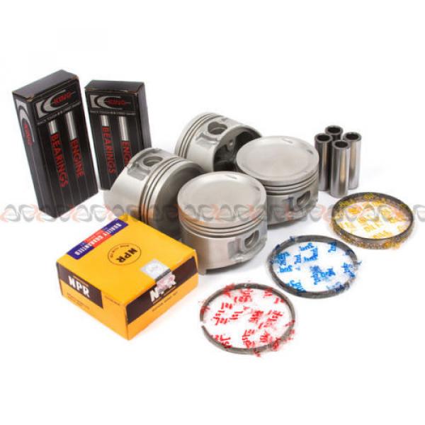 Fit 83-89 Nissan 720 D21 Pathfinder Van 2.4L Pistons&amp;Bearing&amp;Rings Z24 Z24i Z24S #2 image