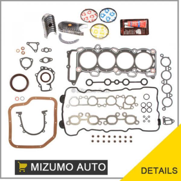 Fit 94-99 Nissan 200SX Sentra Infiniti G20 SR20DE Full Gasket Set Bearings Rings #1 image