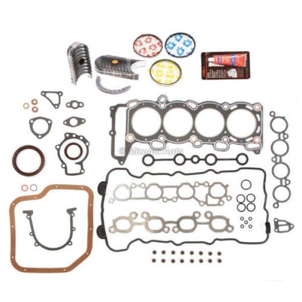 Fit 94-99 Nissan 200SX Sentra Infiniti G20 SR20DE Full Gasket Set Bearings Rings #2 image