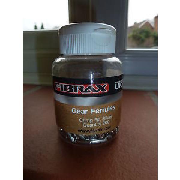 Fibrax Crimp Fit Metal Gear cable SP4 Ferrules  - Bottle 200 #1 image