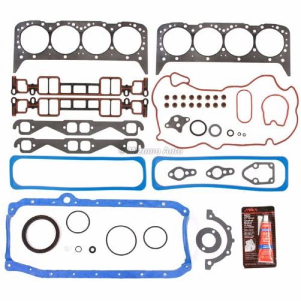 Fit Full Gasket Set Bearings Rings 96-02 Cadillac Chevrolet GMC VORTEC 5.7 VIN R #3 image