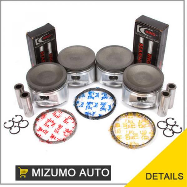 Fit 91-99 Nissan Altima 240SX 2.4L KA24DE DOHC Pistons Rings Main Rod Bearings #1 image