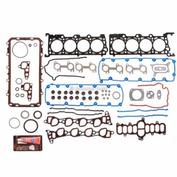 Fit Full Gasket Set Bearings Rings 97-99 Ford E150 E250 F150 F250 4.6 WINDSOR #3 image