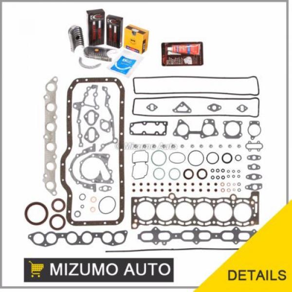 Fit Full Gasket Set Bearings Rings 89-92 Toyota Cressida Supra 3.0 DOHC 7MGE #1 image