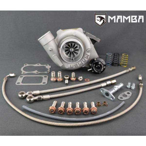 MAMBA Top Mount FIT Nissan TD42 GQ GTX2867R Ball Bearing Turbocharger .42 Hsg #1 image