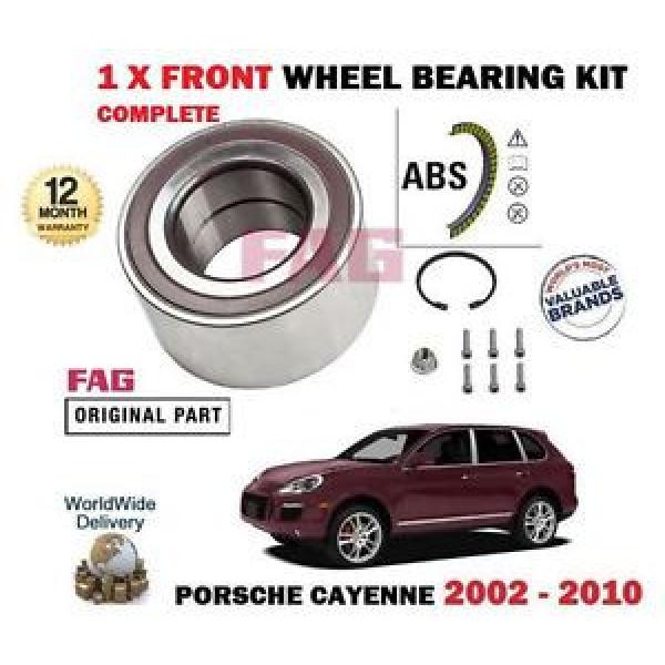 FOR PORSCHE CAYENNE 2002-&gt;NEW 1 X FRONT WHEEL BEARING KIT WITH FITTING BOLTS #1 image