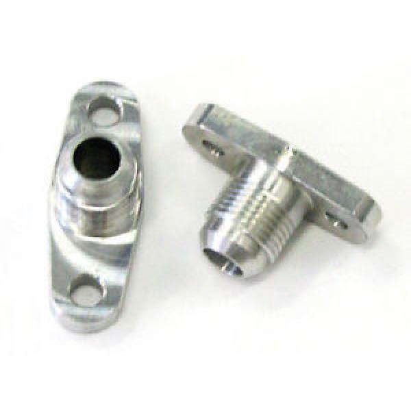 Extreme PSI Aluminum Oil Drain Fitting -10 AN Male to Garrett Ball Bearing Turbo #1 image