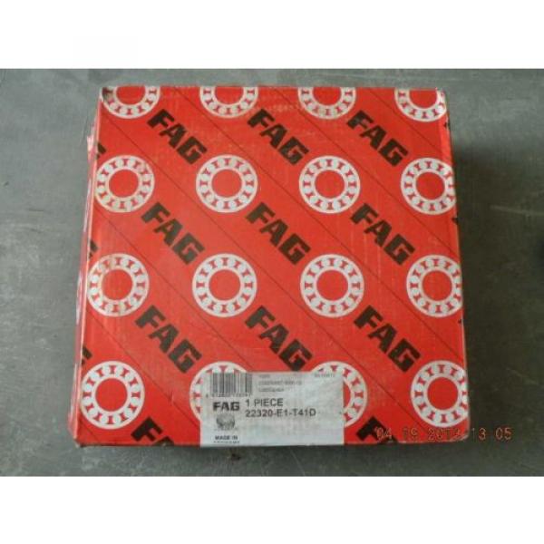 NEW FAG Spherical roller Bearings 22320-E1-T41D NIB #1 image