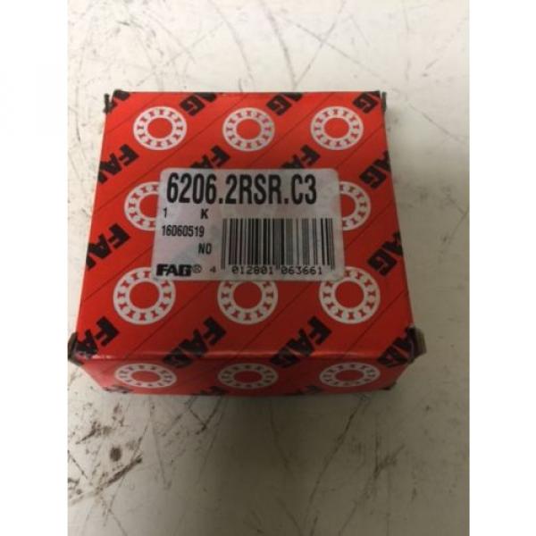 NEW,  FAG  BEARING  P/N 6206.2RSR.C3 #1 image