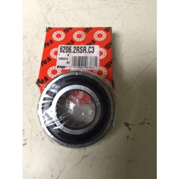 NEW,  FAG  BEARING  P/N 6206.2RSR.C3 #2 image