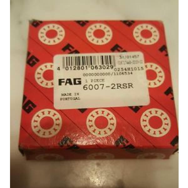 6007 2RSR FAG Radial Ball Bearing #1 image