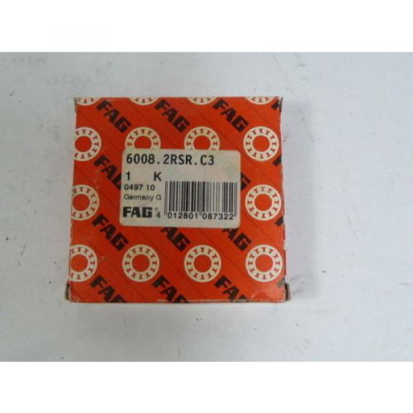 Fag 6008-2RSR-C3 Ball Bearing ! NEW ! #3 image