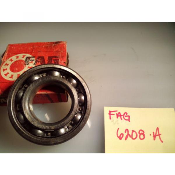 FAG 6208A SINGLE ROW BALL BEARING #2 image