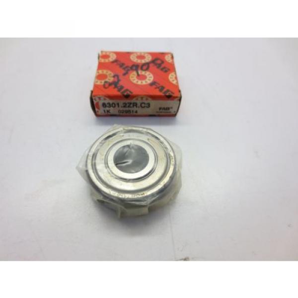 FAG 6301.2ZR.C3 Deep Groove Ball Bearing #1 image