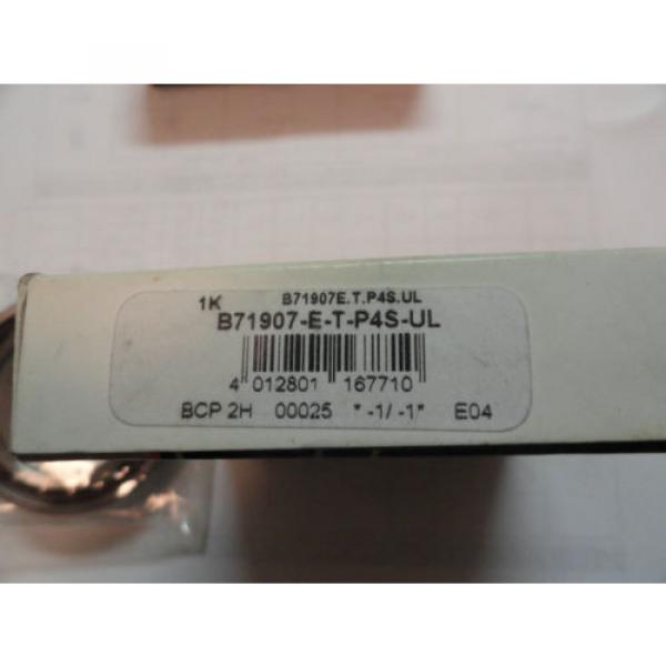 FAG Precision Spindle Bearing, B71907-E-T-P4S-UL #2 image