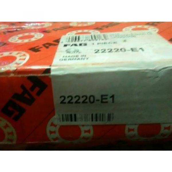 22220-E1 FAG spherical roller bearing #1 image