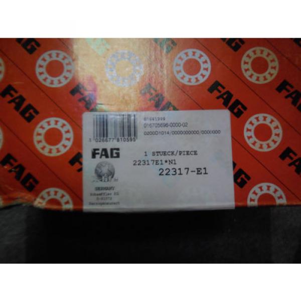 NEW FAG 22317-E1 BEARING #2 image