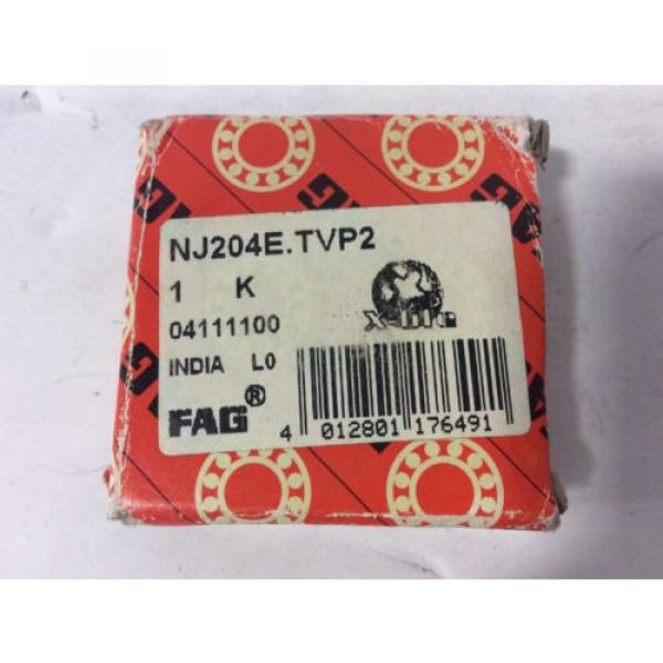 FAG NJ204E-TVP2 Cylindrical Roller Bearing #2 image