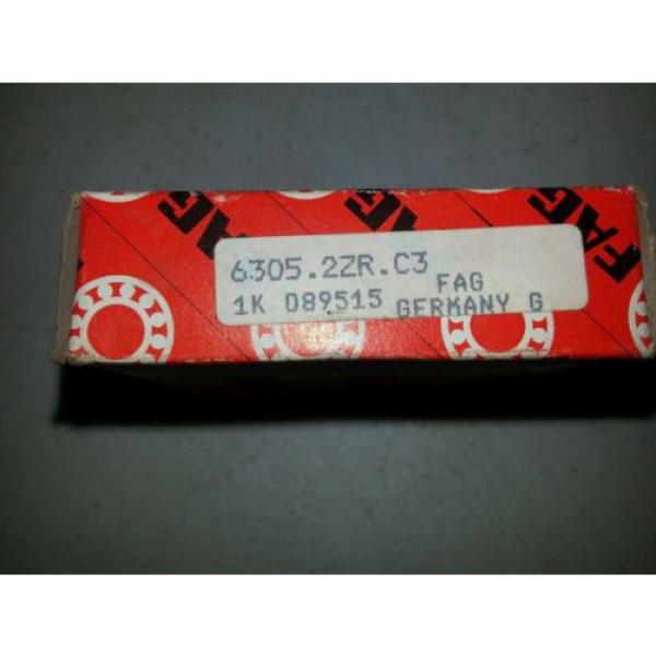 FAG Ball Bearing, Part # 6305.2ZR.C3 *NIB* #2 image