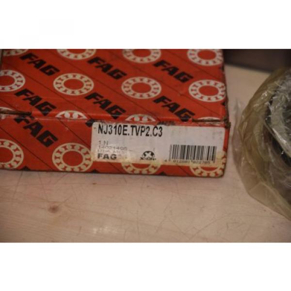 FAG NJ310E.TVP2.C3 SINGLE ROW CYLINDRICAL ROLLER BEARING REMOVABLE RING NEW #3 image