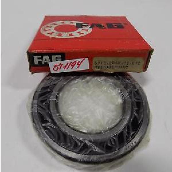 FAG SINGLE ROW BALL BEARING 6212.2RSR.C3.L12 NIB #1 image