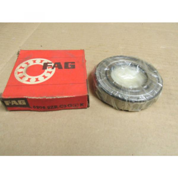 NIB FAG 62082ZRC3 BEARING METAL SEALED 6208 2ZR C3 6208ZZ 40x80x18 mm #1 image