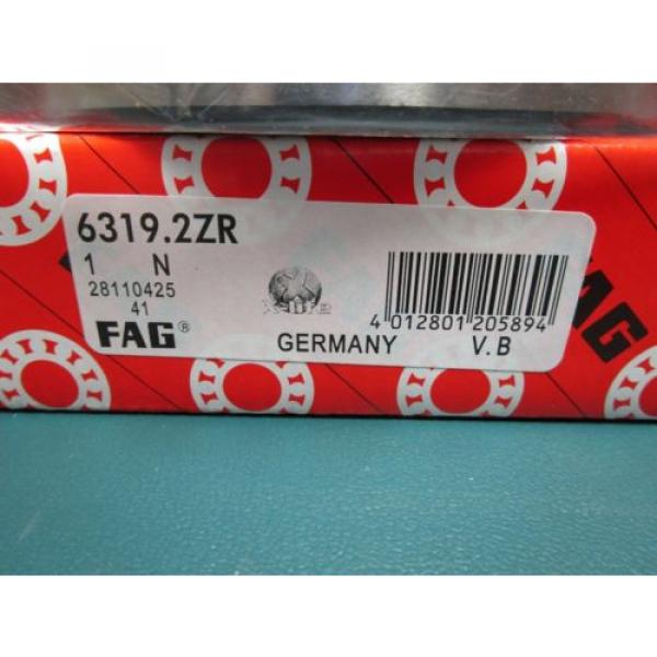 Fag 6319 2ZR , Single Row Ball Bearing(=2 SKF,NSK ,NTN,Timken/Fafnir 319 KDD) #2 image