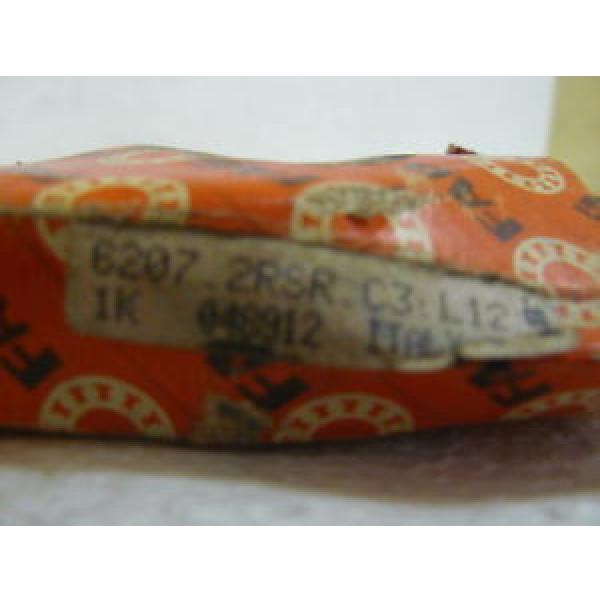 NEW FAG 6207 2RSR C3 BEARING PRESSED STEEL #1 image