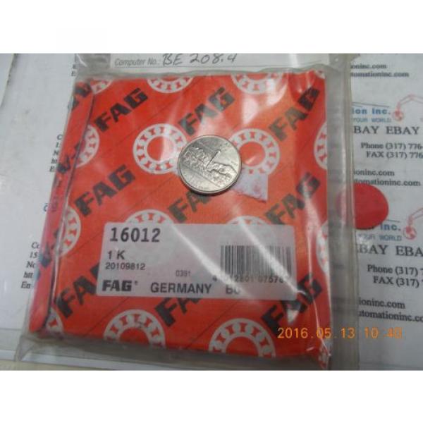 FAG 16012 Bearing/Bearings #1 image