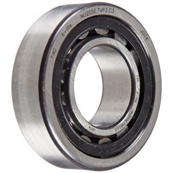 FAG Bearings FAG NU205E-TVP2-C3 Cylindrical Roller Bearing, Single Row, Straight #1 image