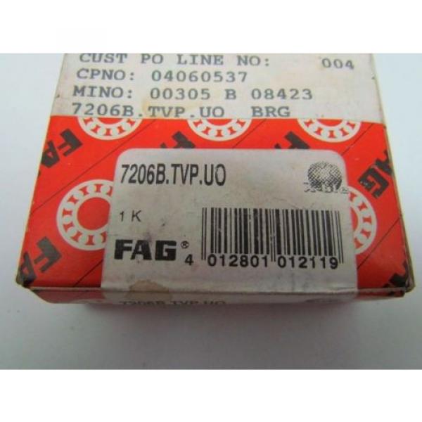 Fag 7206B.TVP.UO Ball Bearing #3 image