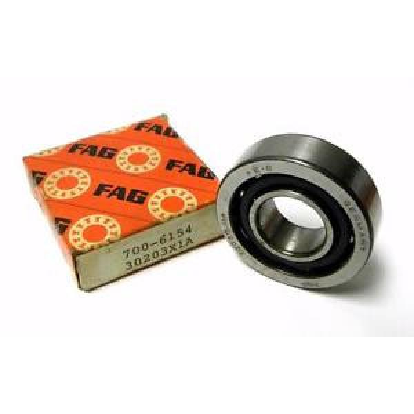 NEW FAG 7203B.UA ANGULAR CONTACT BALL BEARING 17 MM X 40 MM X 12 MM (3 AVAIL.) #1 image