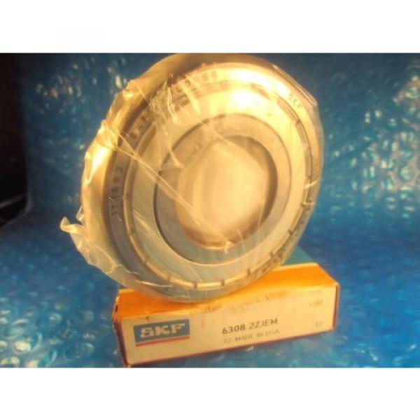 SKF 6308 2ZJEM, ZZ Deep Groove Roller Bearing (=2 FAG, NTN, NSK Fafnir 308KDD) #1 image