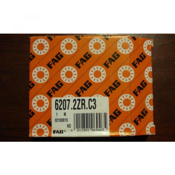 FAG Deep Groove Bearing 40mm x 68mm x 15mm Double Shielded 6008.2ZR.C3 /1853eHE4 #2 image