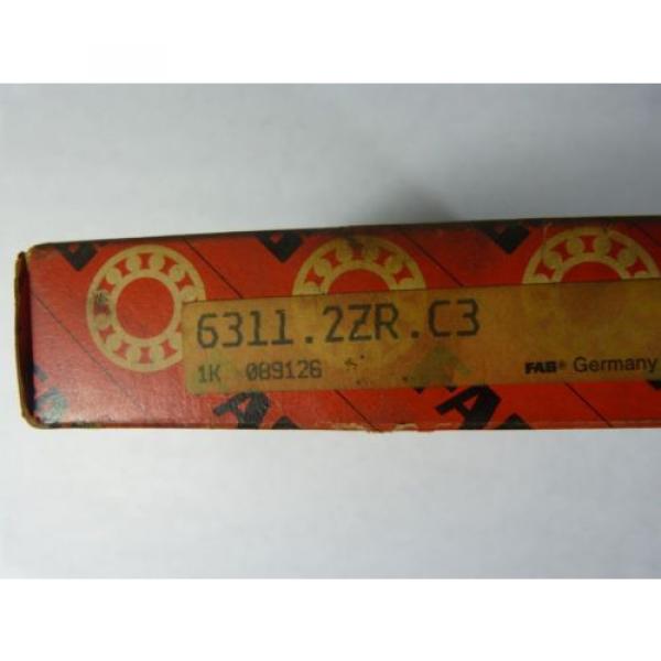 Fag 6311.2ZR.C3 Shielded Ball Bearing 55x120x29mm ! NEW ! #3 image