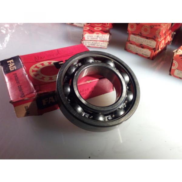 FAG 6209-C3 DEEP GROOVE BALL BEARING, SINGLE ROW, OPEN, STEEL CAGE, C3 CLEARA... #2 image