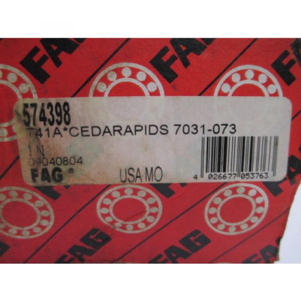 FAG 574398 T41A 7031-073 ROLLER BEARING MANUFACTURING CONSTRUCTION NEW #3 image