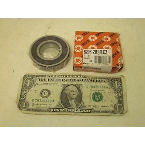 NEW NIB FAG SHIELDED RUBBER SEALED BALL BEARING 6202.2RSR.C3 SEE PHOTO FREE SHIP #1 image