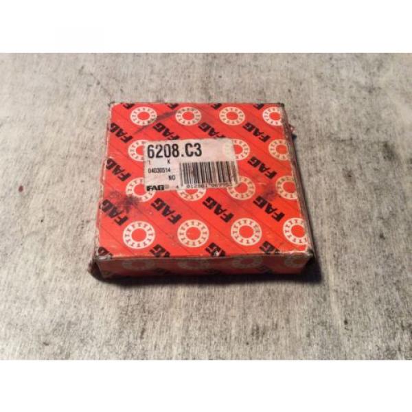 FAG -Bearings #6208.C3 ,FREE SHPPING to lower 48, NEW OTHER! #1 image