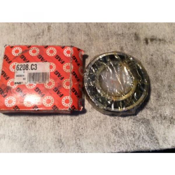 FAG -Bearings #6208.C3 ,FREE SHPPING to lower 48, NEW OTHER! #2 image