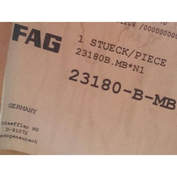 FAG (Schaeffler) 23180B.MB Spherical Roller Bearing 400 ID x 650 OD x 200 Width #2 image