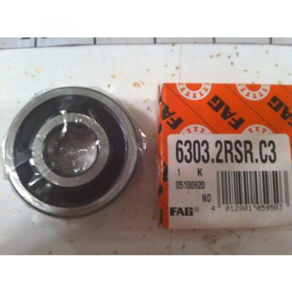 FAG SCHAEFFLER 6303.2RSR.C3.L38 RADIAL AND GROOVE BALL BEARING #1 image