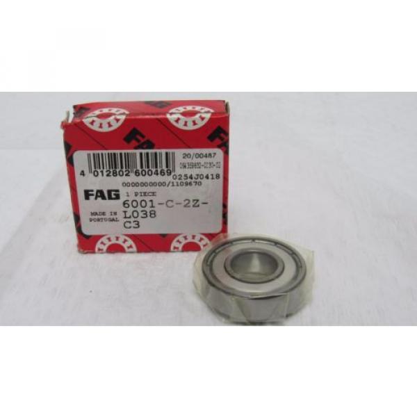 FAG 6001-C-2Z-L038 BEARING #1 image