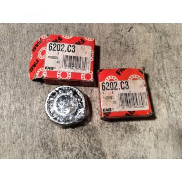 2-FAG-bearing ,#6202.C3 ,FREE SHPPING to lower 48, NEW OTHER! #2 image