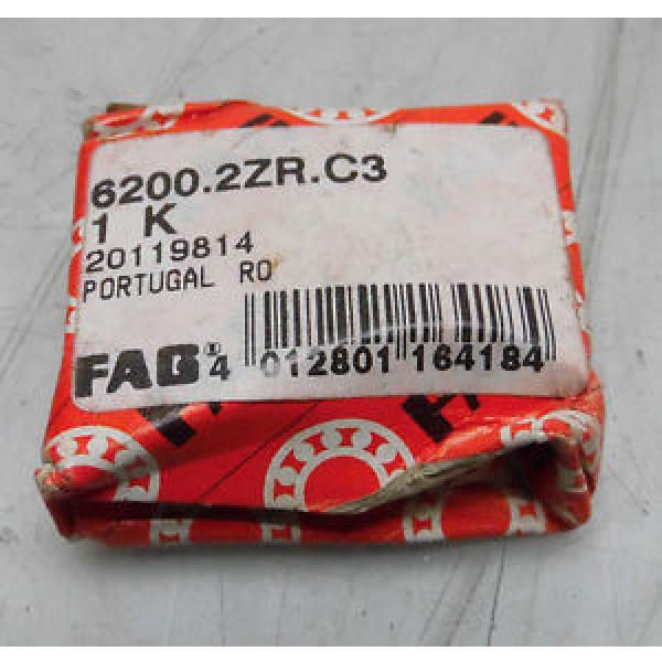 NEW OLD STOCK FAG Ball Bearing, 6200.2ZR.C3, NIB, WARRANTY #1 image