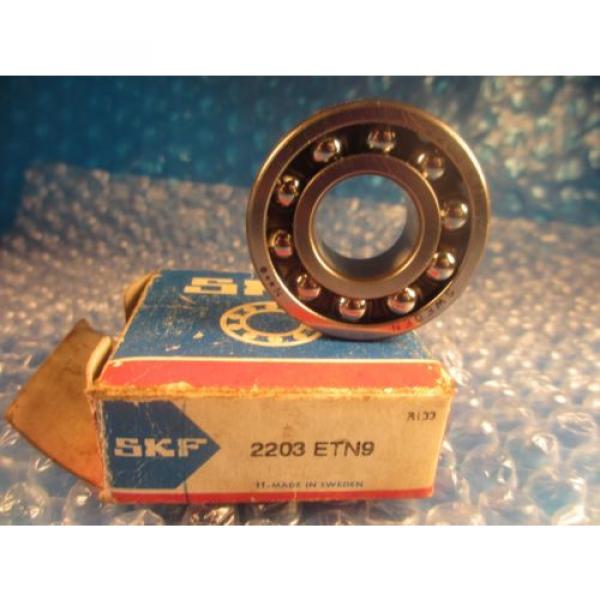 SKF 2203ETN9, 2203 ETN9, Double Row Self-Aligning Bearing(=2,  fag, etc) #2 image