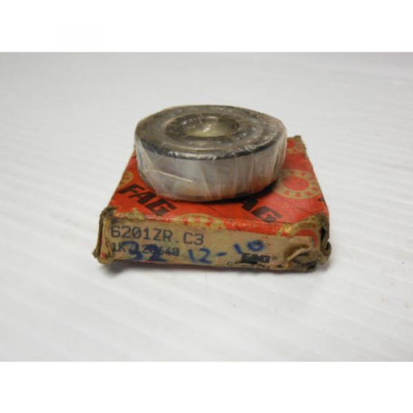 NEW FAG BALL BEARING 6201ZR-C3 6201-ZR-C3 6201ZRC3 #1 image