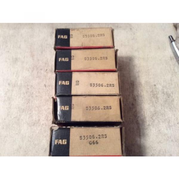 2- FAG /Bearings #S3506.2RS,30 day warranty, free shipping lower 48! #1 image