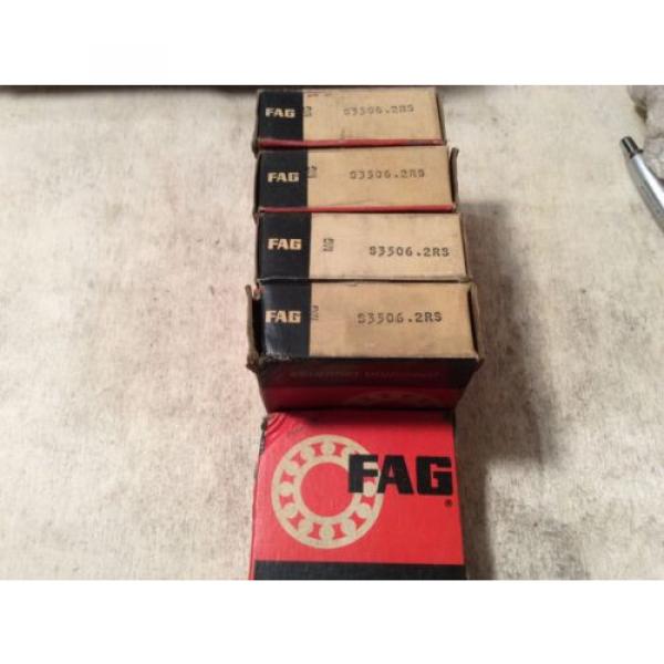 2- FAG /Bearings #S3506.2RS,30 day warranty, free shipping lower 48! #2 image