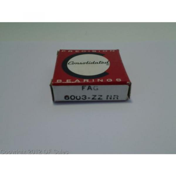 6003-ZZ-NR - FAG PRECISION Bearings - RADIALL BALL BEARING #1 image